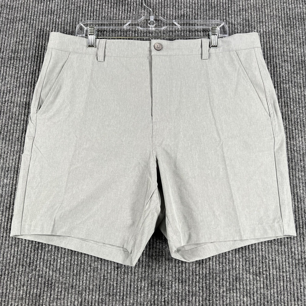 1764 Signature Performance Golf Shorts Mens 36 Gray Chino Lightweight Outdoor